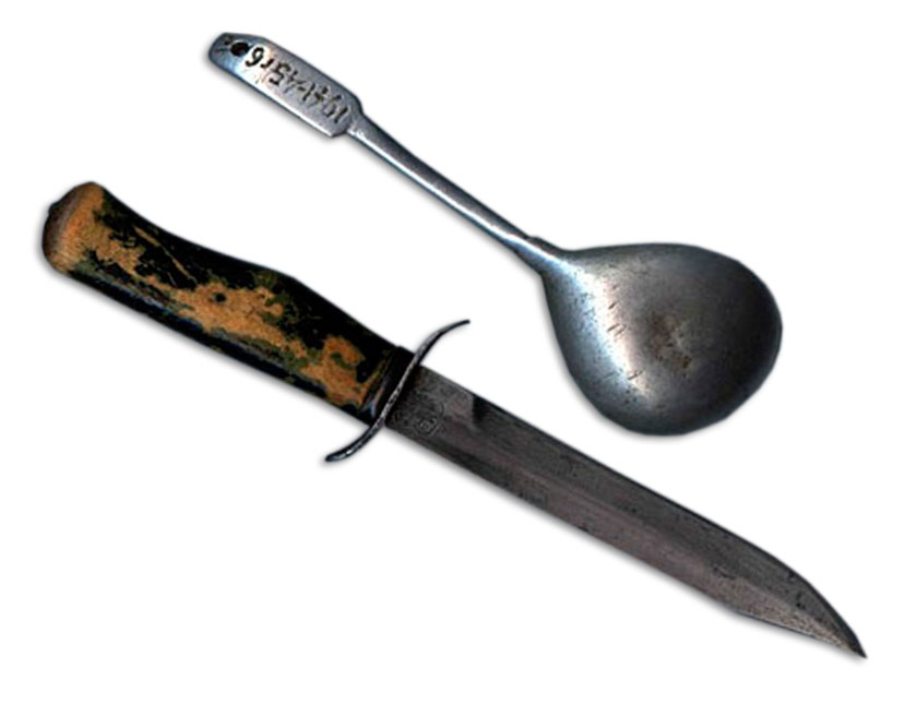 Черный нож времен СССР, образец 1940 года
