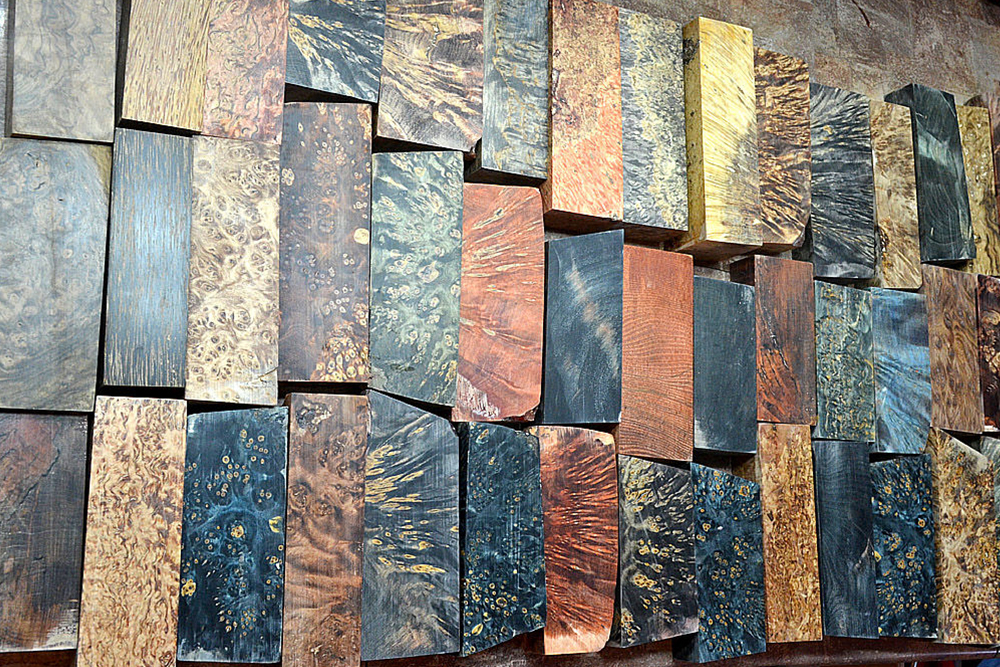 Примеры стабилизированной древесины