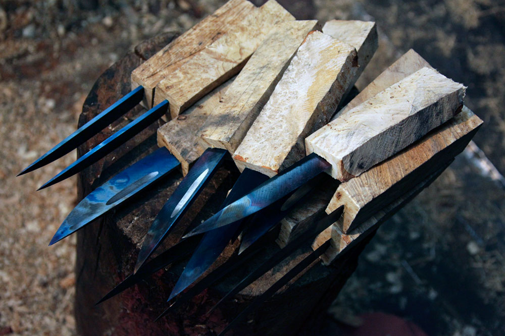 якутские ножи крепление клинка