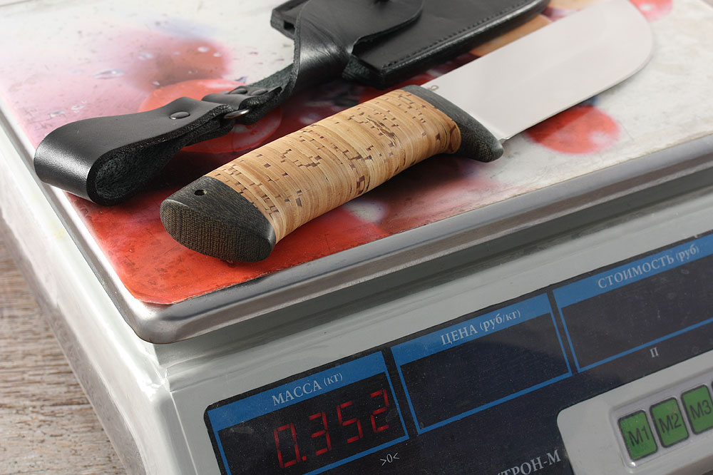Нож «Толстяк» - вес ножа с ножнами