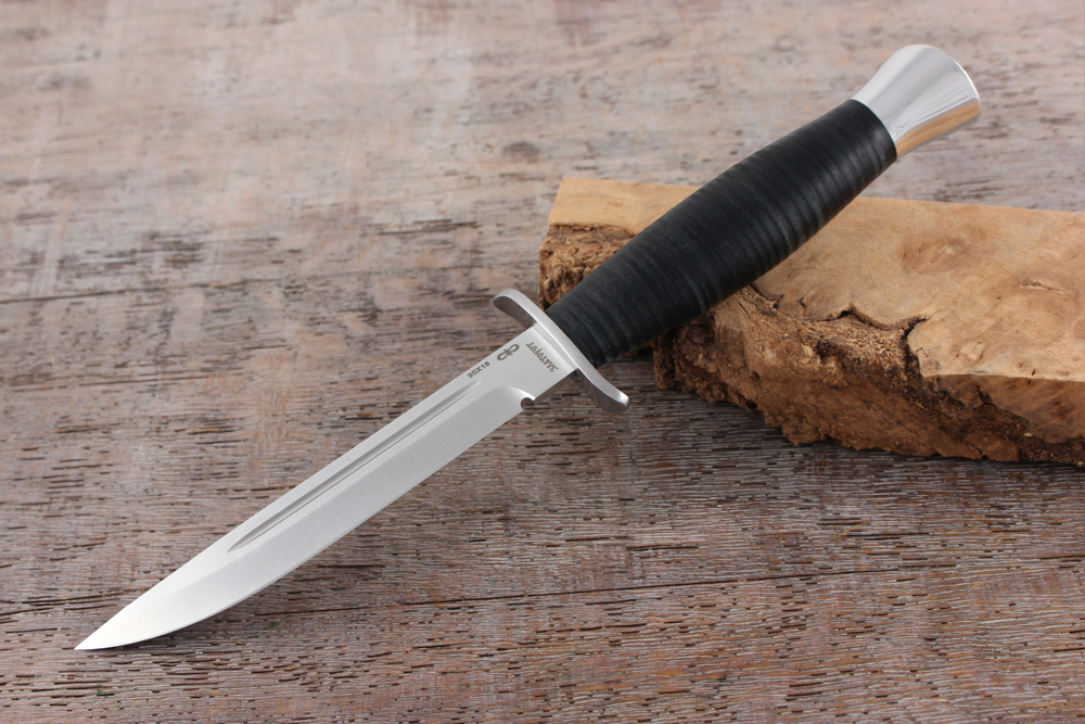 нож «финка-2» наборная кожа